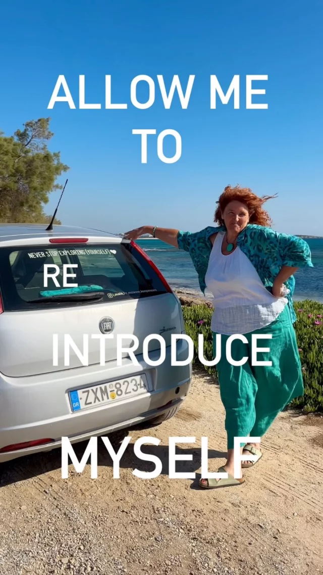 Allow me to re introduce myself

Suzanne
Facilitator of retreats of Naxos

My next retreat is Witches and Wonders 
Working with our shadow

Writer
I love stories and how we can use them in therapy

Islandlover
Living by the sea heals

Living my dream
My work as a psychotherapist got a new dimension 
So grateful to have the honour to guide women in their path to selflove

And of course I’m so much more than this🤭

Welcome
This is I Ousía 
The essence of life
On the most wonderful Greek island of Naxos

#iousía #retreats #creativetherapy #persoonlijkeontwikkeling #selflovewarrior